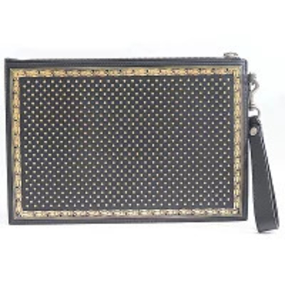 Gucci clutch GUCCY gold bag black